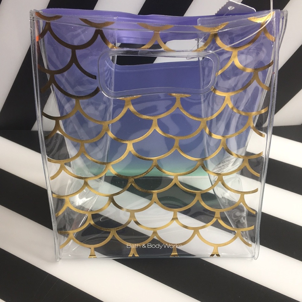 Bath and Body works mermaid mini bag.